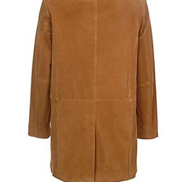 Suede. Dennis Basso Black Water Resistant Blazer/Trench. Size L. - Picture 5 of 7